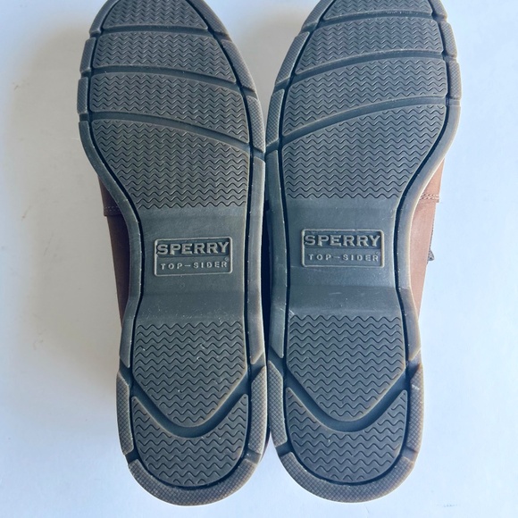 Men’s Sperry Brown Genuine Leather Topsider Loafers size 11 - Picture 11 of 15